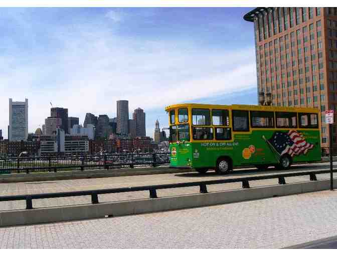 4 Tickets to Boston Upper Deck Trolley Tour