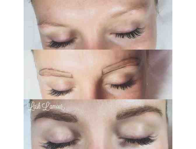 New Set of Brow Extensions at Lash L'Amour