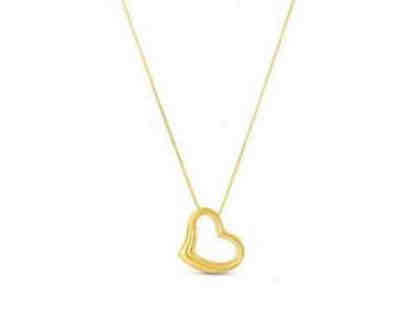 Roberto Coin 18K Yellow Gold Open Heart Necklace