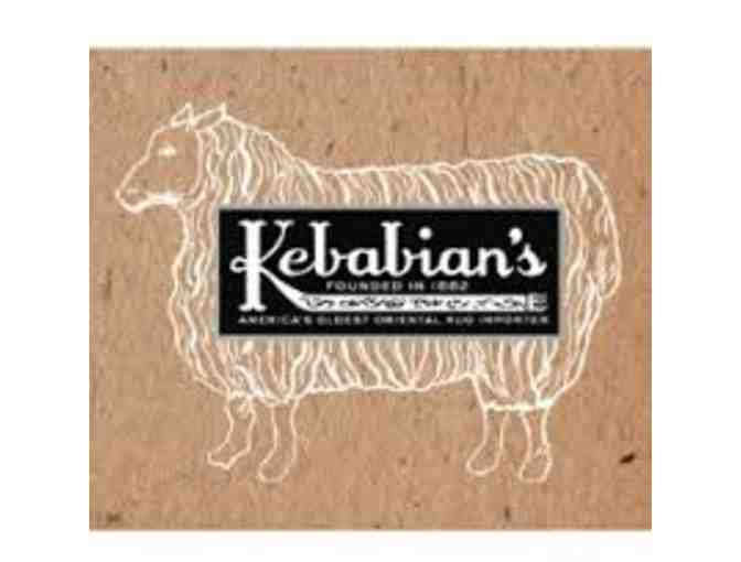 Persian Ferreghen (Navy/Red)  3.8 x 5. 2 woven in Iran by ethnic Persians