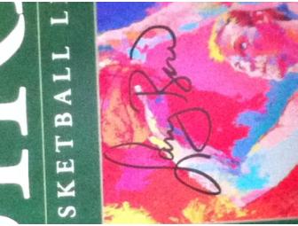 Autographed & Framed Larry Bird Magazine Cover