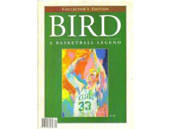 Autographed & Framed Larry Bird Magazine Cover