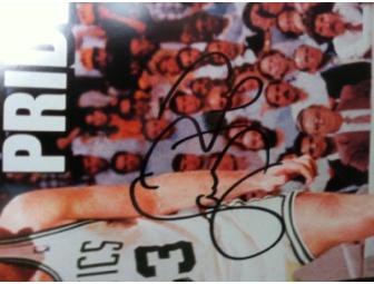 Autographed & Framed Cover of Sports Illustrated featuring Larry Bird