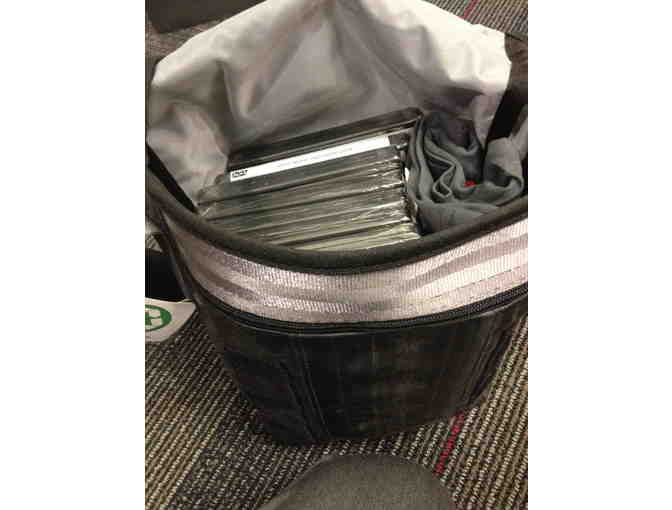 For the Socially Conscious Movie Lover--Hits from Pivot with handbag