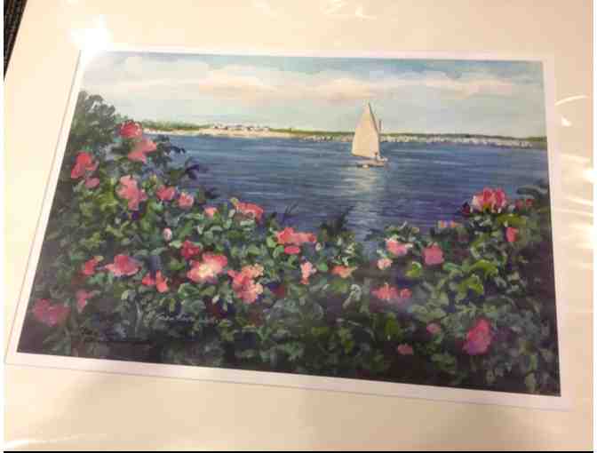 Watercolor by award-winning artist Karen North Wells