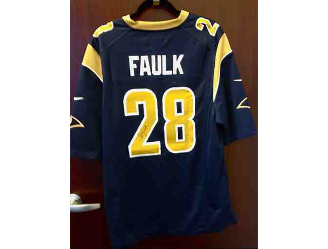 Marshall Faulk--St. Louis Rams--Autographed Jersey