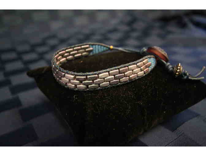 Beaded Wrap Bracelet by Kath Frajbis