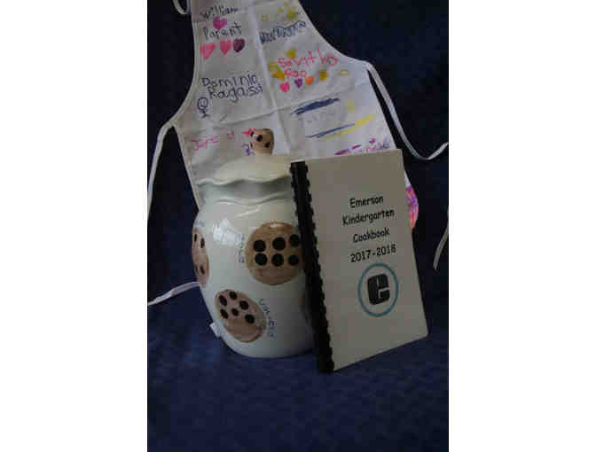 Sam's Kindergarten Class Recipe Book, Cookie Jar, and Apron