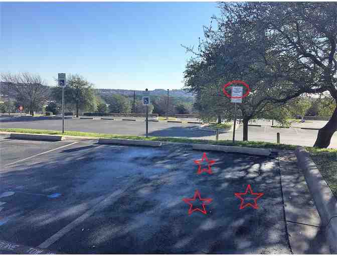 10:30 AM 'Get me to the church on time!' Parking Space