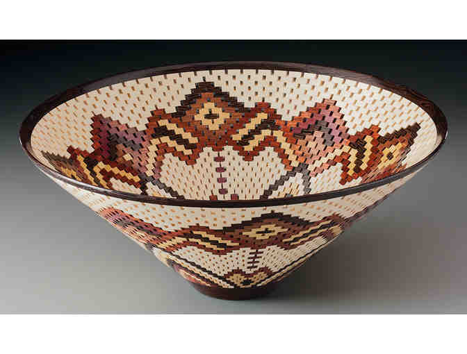 Segmented Woodturned Bowl, Tom Lohman
