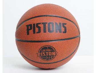 Autographed Pistons Basketball