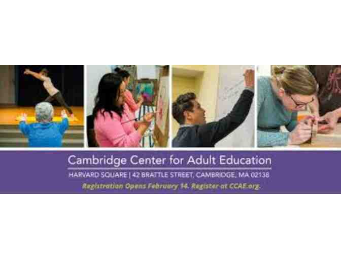 Cambridge Center for Adult Education - $100 Gift Certificate