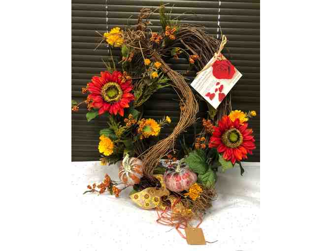 Fall Harvest Wreath - Flowers & More - Photo 1