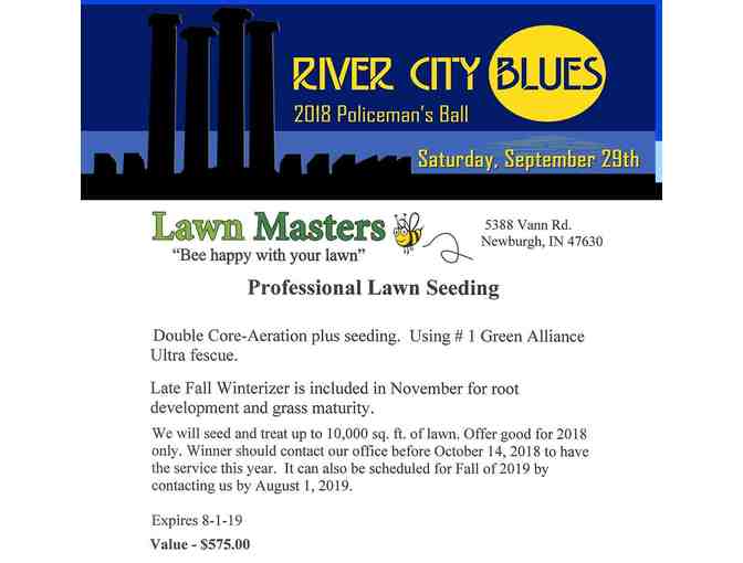 Professional Lawn Seeding by Lawn Masters