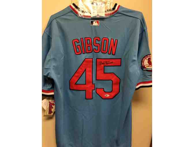 Bob Gibson Majestic St. Louis Cardinals jersey (mint condition)