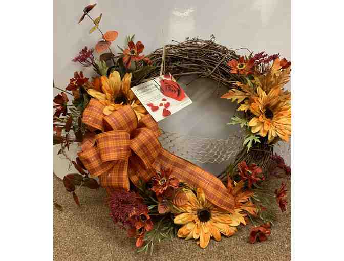 Fall Grapevine Wreath by Flowers & More