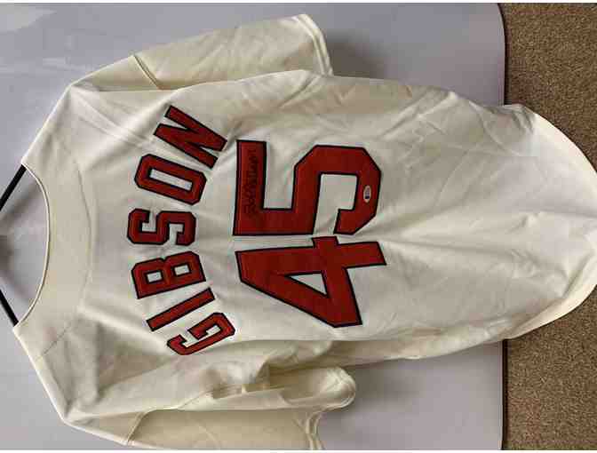 Bob Gibson Autographed STL Jersey
