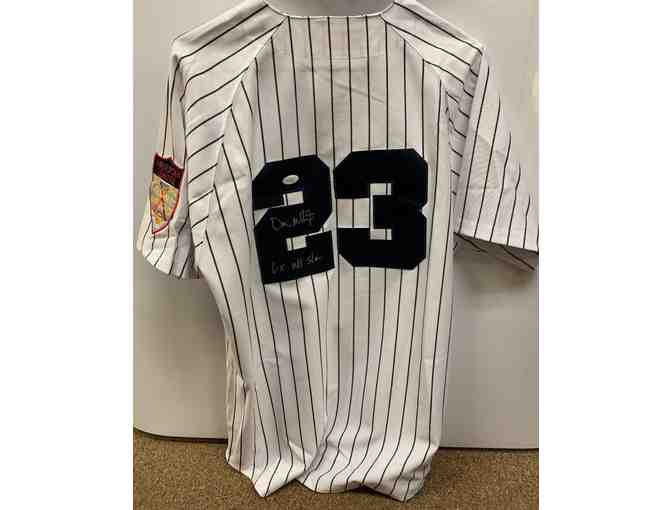 Don Mattingly autographed Yankees Jersey