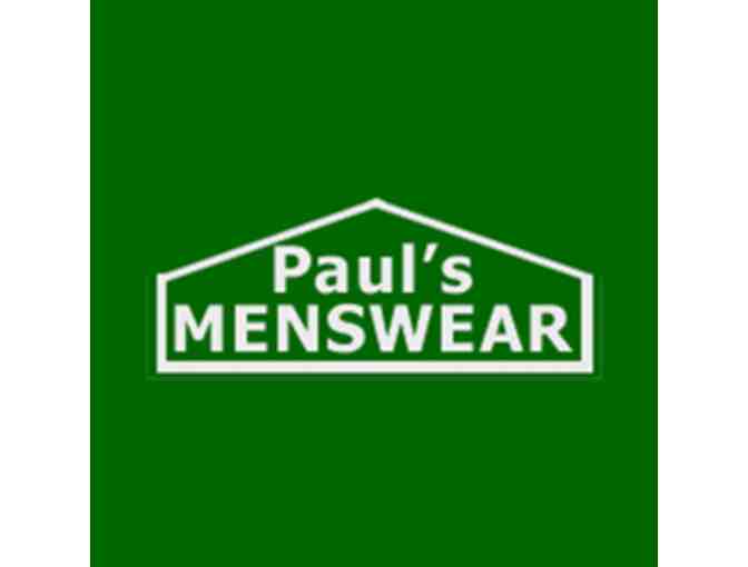 $50 Paul's Menswear Gift Certificate AND 2 $25 Shoe Carnival Gift Certificates
