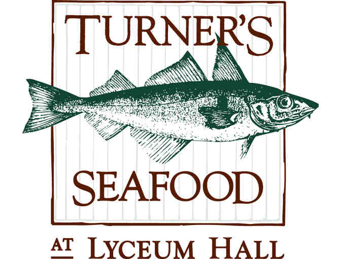 1 - $75 Gift Card -  Turner's Seafood Grill & Oyster Bar, Salem & Melrose< MA