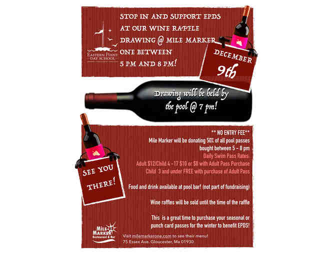 3 Tickets for the EPDS 'Instant Wine Cellar' Raffle