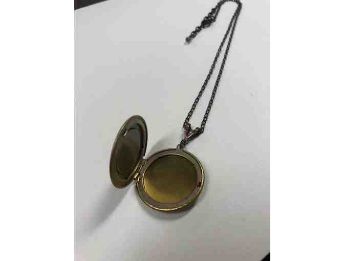 Brass Locket Necklace - Salt Run Design