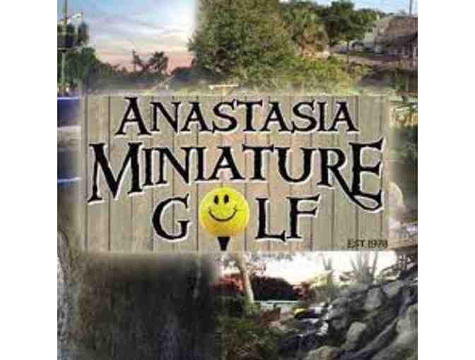 Four Rounds of Mini Golf at Anastasia Mini Golf