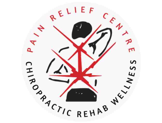 Pain Relief Centre Basket featuring Massage, X-ray, Exam, and Treatment Gift Certificate