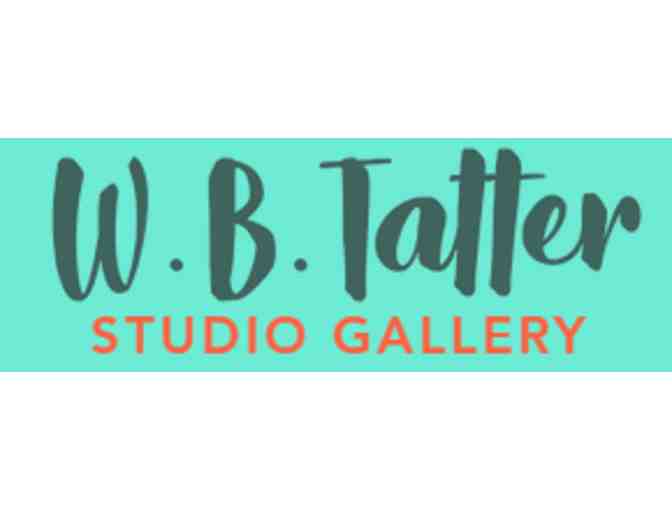 W.B Tatter Studio Gallery Orange with quotes 22x18 Giclee