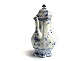 Royal Copenhagen - Blue Fluted Full Lace Coffee Pot