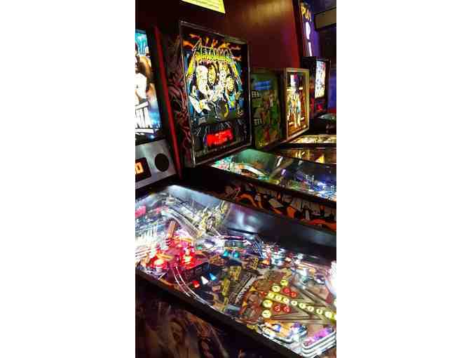 Unlimited Pinball All Day Pass for famiy of 4