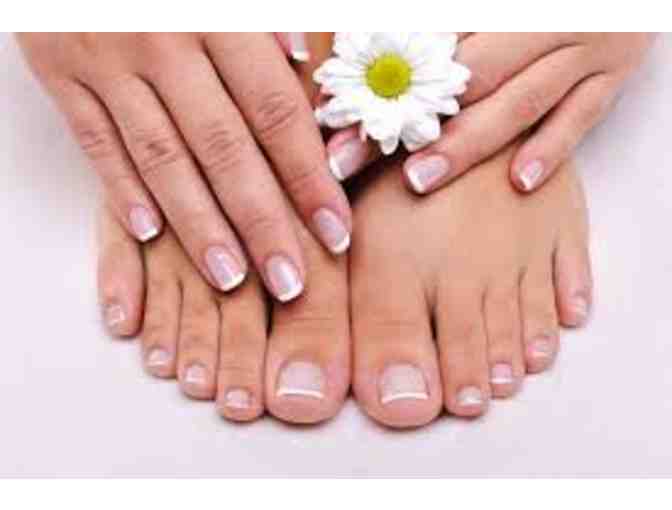 Regular Manicure and Pedicure at Sapphire Nails & Spa