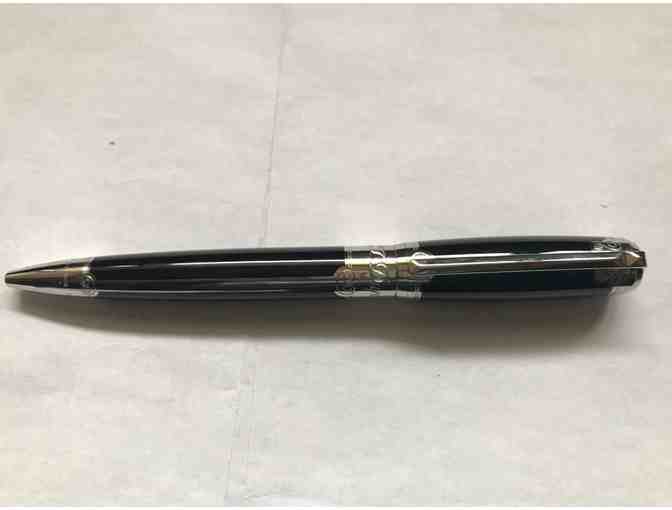 S.t. Dupont D Line Black Arabesque Ball Point Pen.