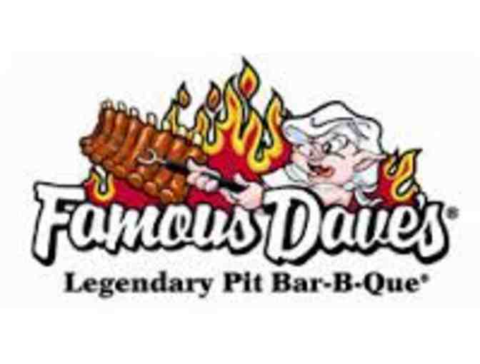 $20 Gift Certificate to Famous Dave's Bar-B-Que Restaurant - Photo 1