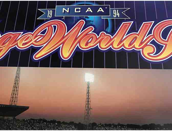 1994 College World Series Poster & $100 Off Framing at Ginger's Hang-Up - Photo 2