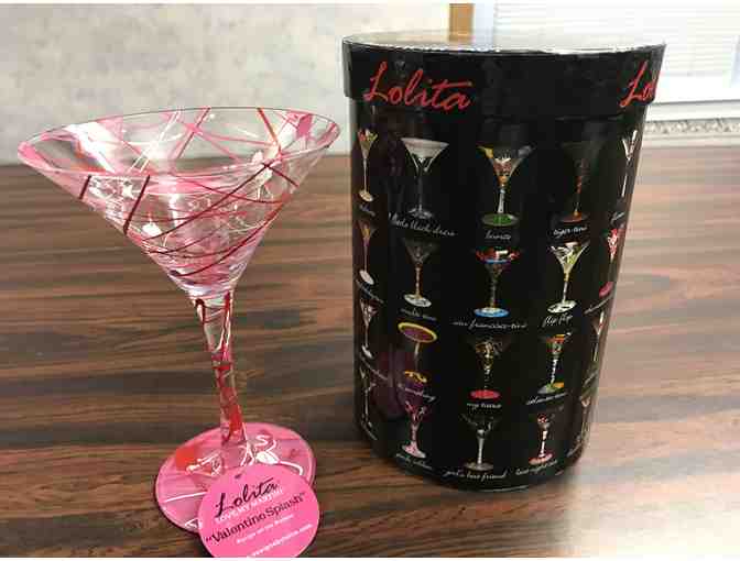Classy Cocktail Set includes Martini Glass, Shaker, & Bottle Stop - Photo 2