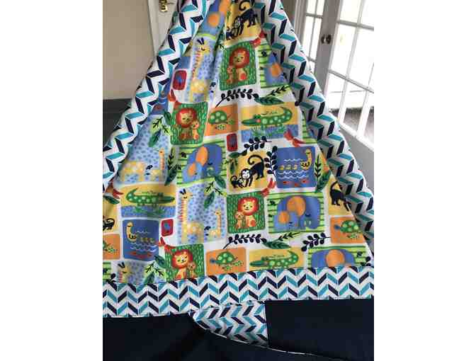 Child's Collapsible Fabric Play Tent in Zoo Animal Print
