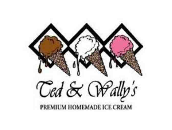 5 Coupons Each for One Free Regular Cone or Dish from Ted & Wally's Ice Cream - Photo 1