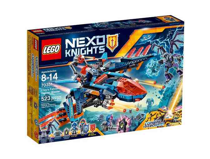 Lego Nexo Knights Clay's Falcon Fighter Blaster Set #70351 - Photo 1