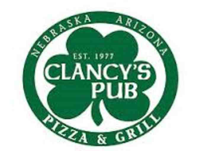 $25 Clancy's Pub Pizza & Grill Gift Certificate Valid at 168th & Center Location - Photo 1