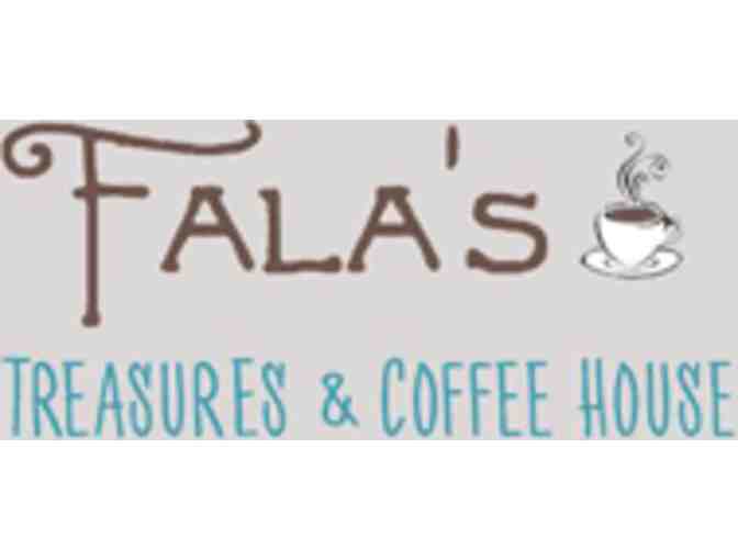 $50 Fala's Treasures & Coffee House Gift Certificate - Photo 1