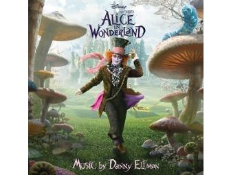 Alice in Wonderland Sheet Music Autographed by Danny Elfman and Tim Burton