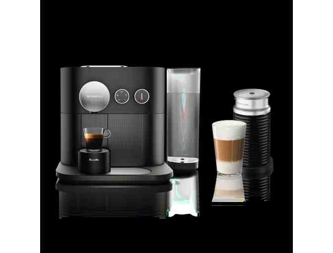 Nespresso Expert Coffee Machine by Breville with Aeroccino Milk Frother _ Black (BEC750BLK1AUC1)