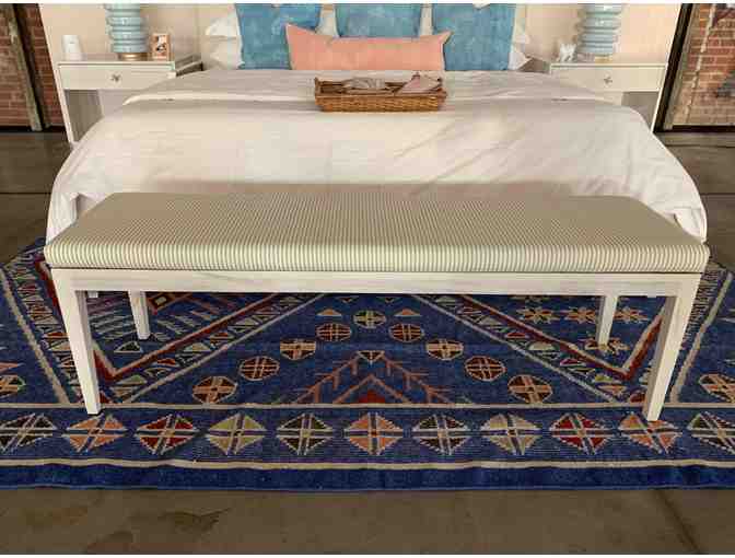Custom Upholstered Bench