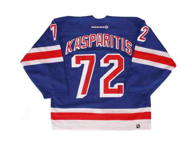 Darius Kasparaitis NHL Game-Worn Autographed New York Rangers Jersey