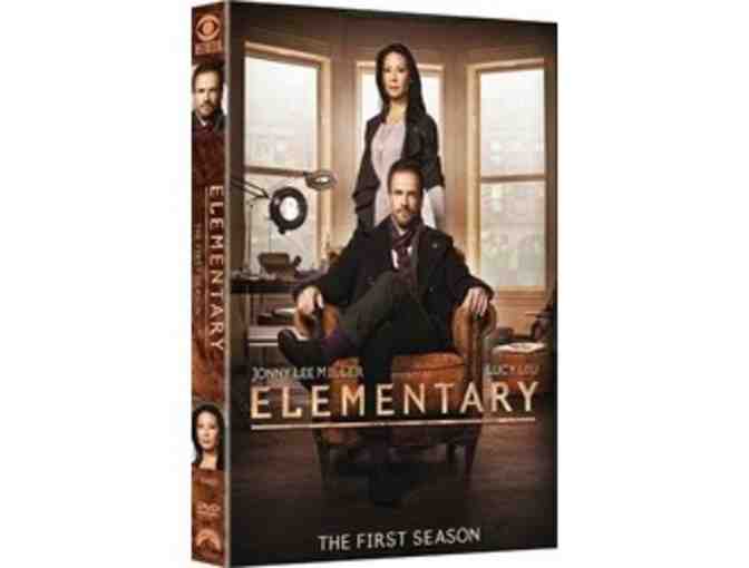 'Elementary' TV Series Set Visit, First Season DVD Set and Autographed Poster