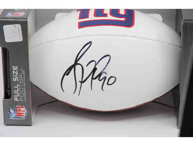 Football Autographed by Jason Pierre-Paul of the Giants