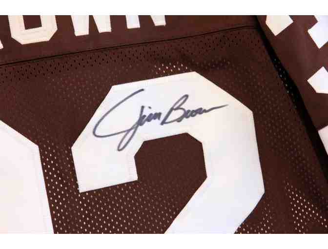 Jim Brown Autographed Jersey