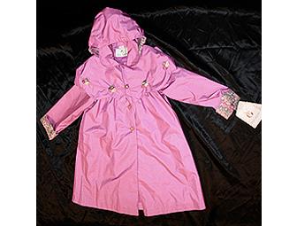 Girl's Mauve Colored Raincoat