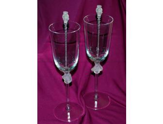 Lalique Roxane Champagne Swizzle Sticks Set of 6